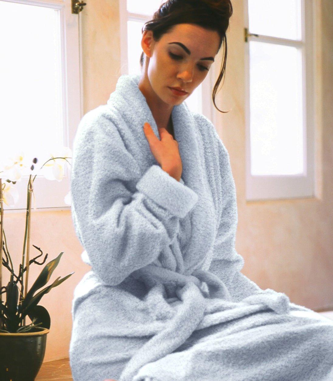 Luxe Ultra Soft Cotton Bath Robe
