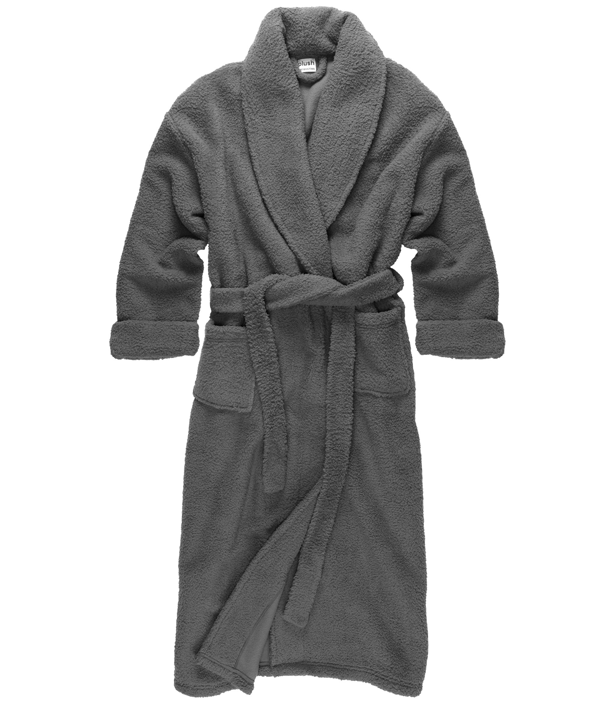 Plush Signature Robe in Charcoal