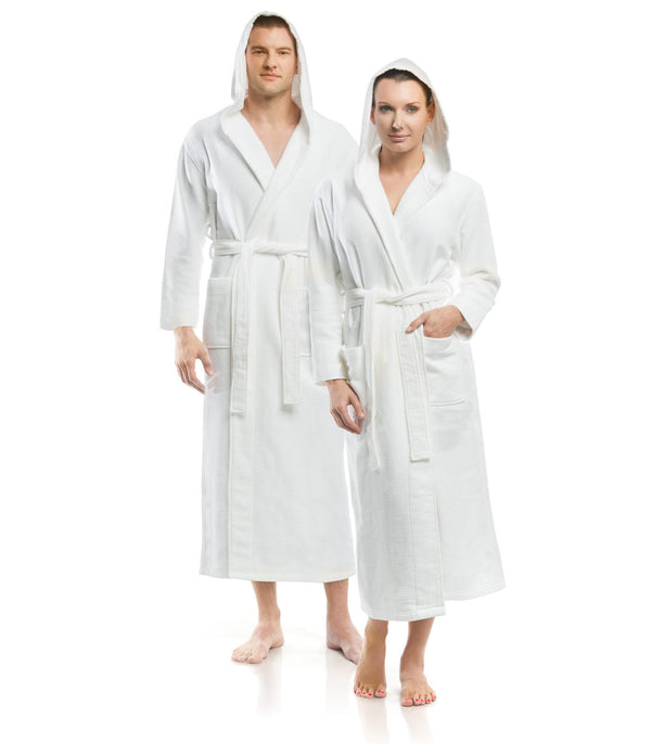 Hooded Terry Robes | 100% Pure Cotton - Plush Necessities